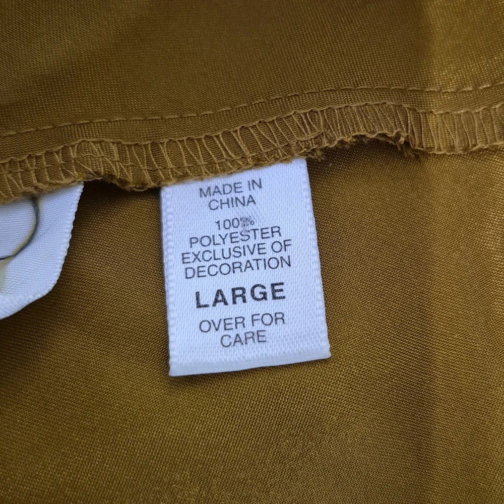 VICTORIA'S SECRET Vintage Black Gold Slip Dress With Cross Straps Large - Picture 4 of 5